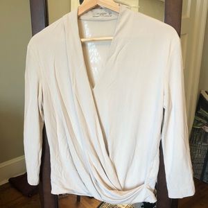 MM Lafleur cream colored top